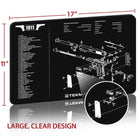 TekMat Original Gun Cleaning Mat - 17" X 11" - 1911 - Forza Sports