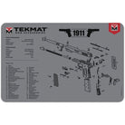 TekMat Original Gun Cleaning Mat - 17" X 11" - 1911 Gray - Forza Sports