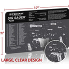 TekMat Ultra Premium Gun Cleaning Mat - 20" X 15" - Sig Sauer P226™ - Forza Sports