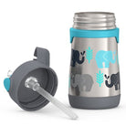 Thermo Kids 10 oz. Foogo Vaccum Insulated Stainless Steel Straw Bottle - Forza Sports