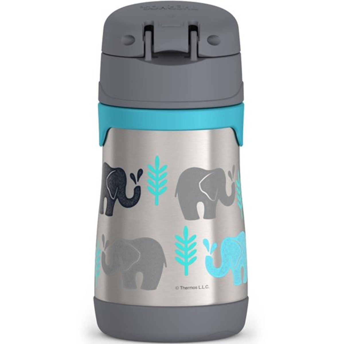 Thermo Kids 10 oz. Foogo Vaccum Insulated Stainless Steel Straw Bottle - Forza Sports