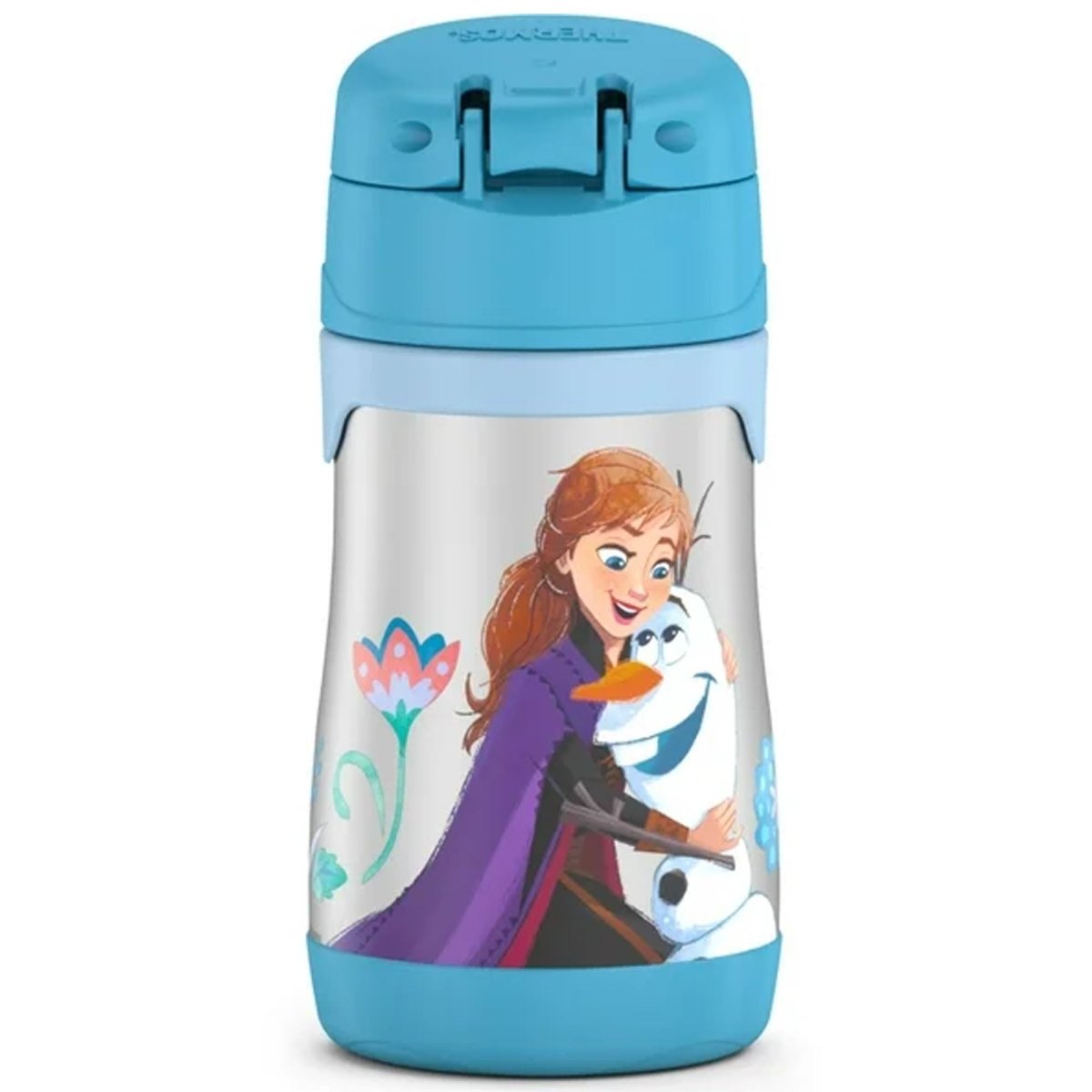 Thermo Kids 10 oz. Foogo Vaccum Insulated Stainless Steel Straw Bottle - Forza Sports