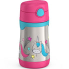 Thermo Kids 10 oz. Foogo Vaccum Insulated Stainless Steel Straw Bottle - Forza Sports