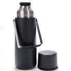 Thermos - 40 oz Stainless Steel Vacuum Insulated Beverage Bottle - Espresso Black - Forza Sports