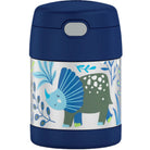 Children's thermos with dinosaur design on a white background