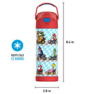 Thermos 16 oz. Kid's Funtainer Vacuum Insulated Stainless Steel Water Bottle - Forza Sports