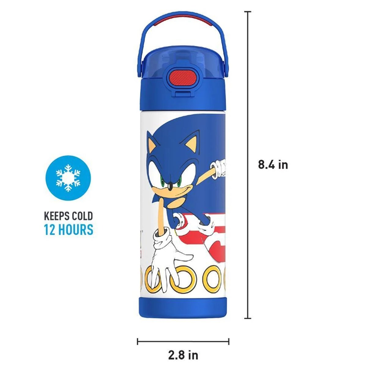 Thermos 16 oz. Kid's Funtainer Vacuum Insulated Stainless Steel Water Bottle - Forza Sports