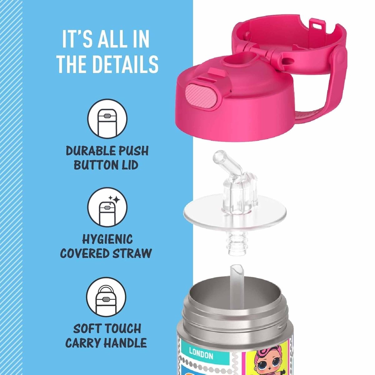 Thermos - 12oz FUNtainer® Water Bottle - L.O.L Surprise - Forza Sports