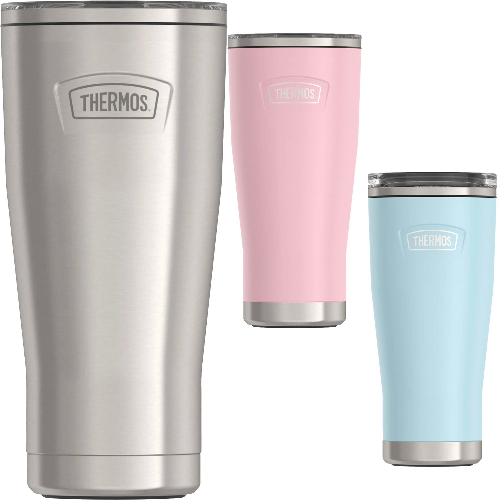 Thermos 24 oz. Icon Vacuum Insulated Stainless Steel Slide Lock Tumbler Thermos