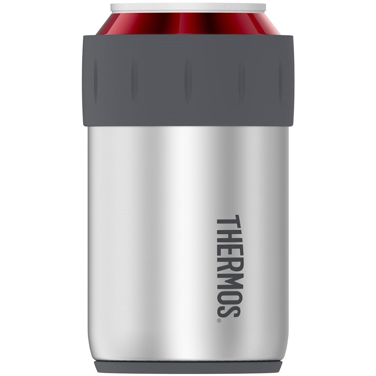 Thermos 12 oz. Insulated Stainless Steel Beverage Can Insulator - Silver/Gray Thermos