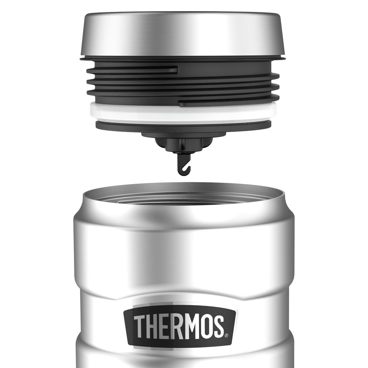 Thermos 16 oz. Stainless King Vacuum Insulated Stainless Steel Travel Mug Thermos