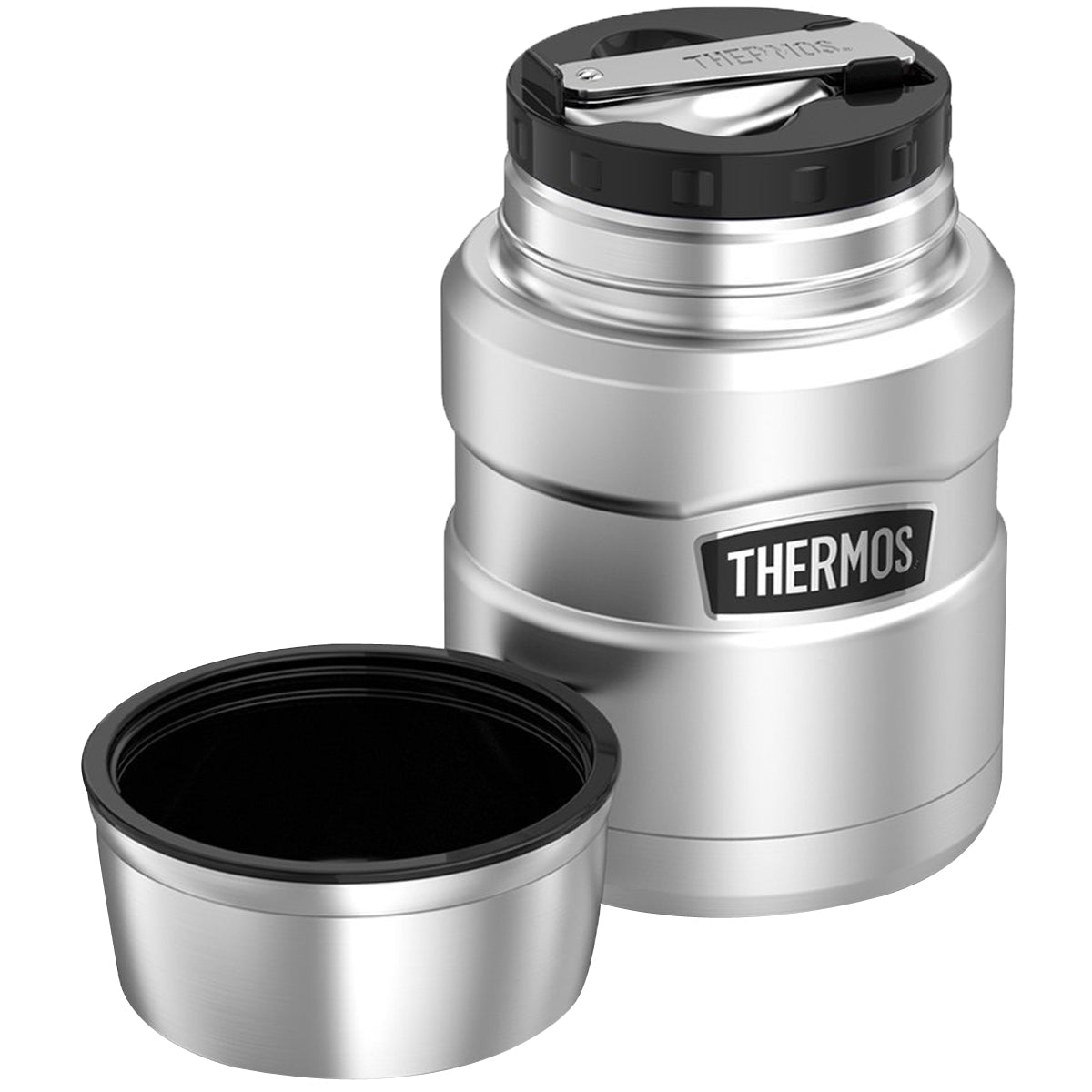 Thermos 16 oz Stainless King Vacuum Insulated Stainless Steel Food Jar Container Thermos