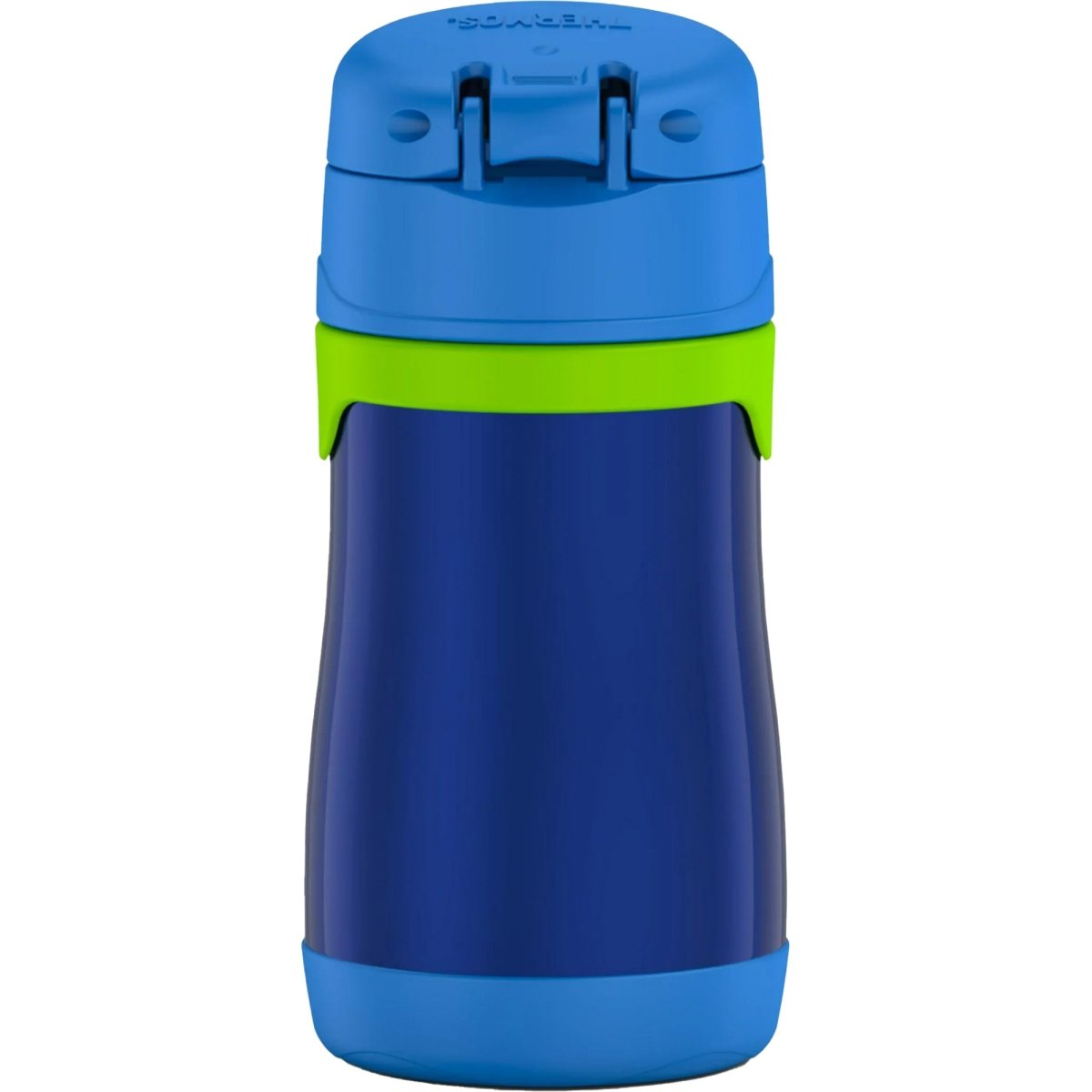 Thermos Kid's 10 oz. Vacuum Insulated Stainless Steel Water Bottle - Navy/Lime - Forza Sports