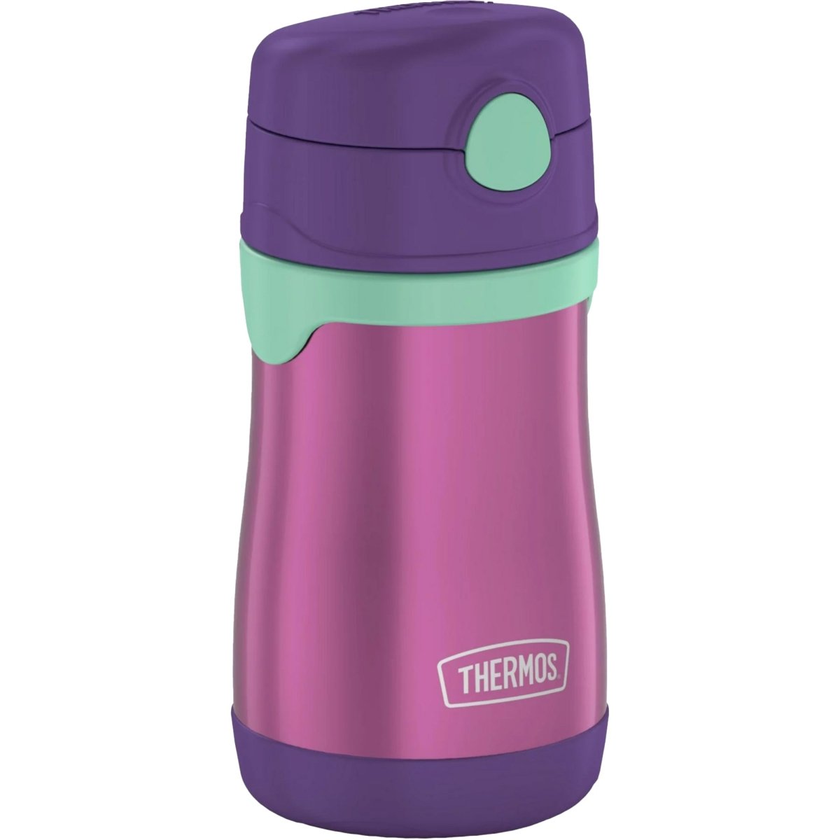 Thermos Kid's 10 oz. Vacuum Insulated Stainless Steel Water Bottle - Purple/Teal - Forza Sports