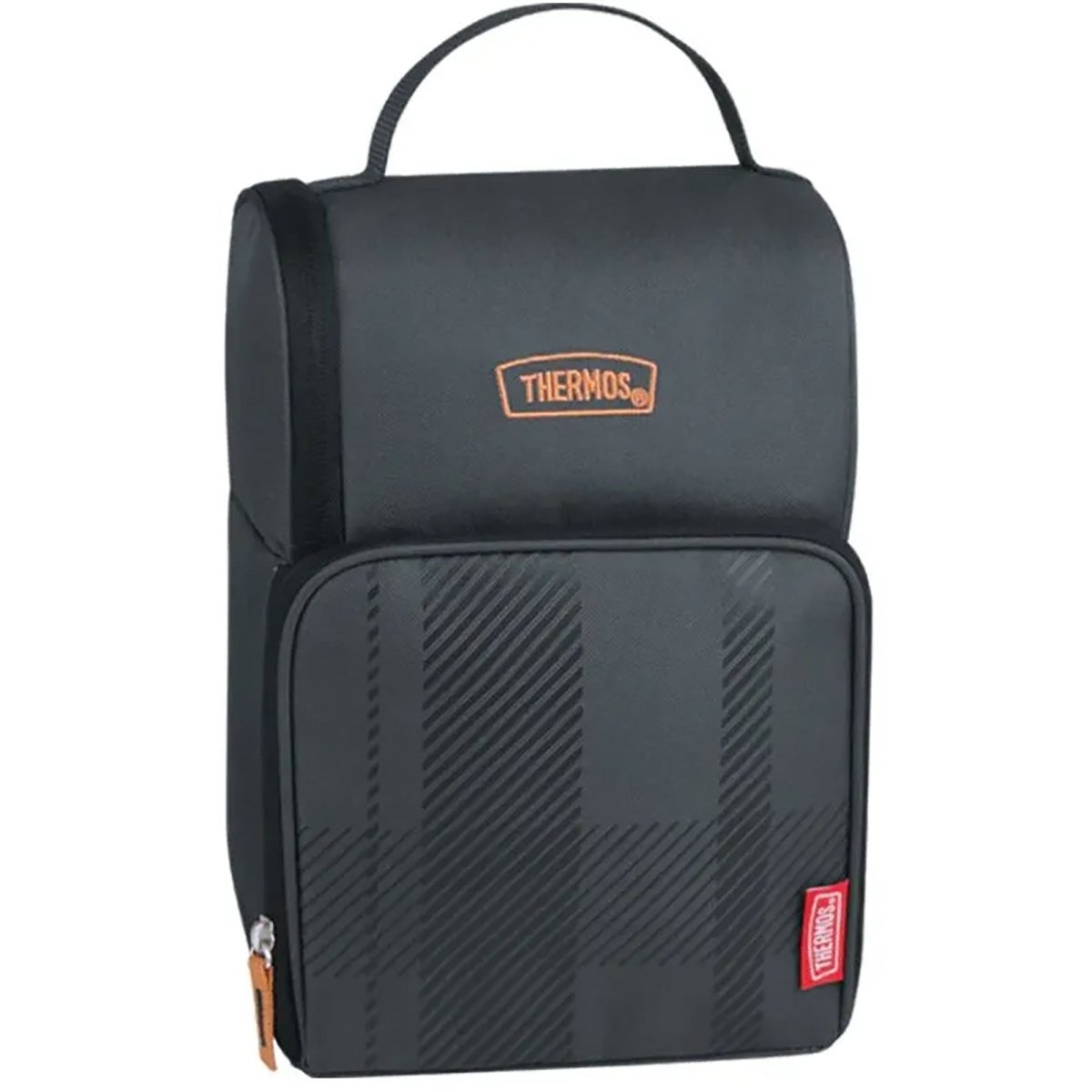 Thermos Dual Compartment Soft Lunch Box - Charcoal Plaid - Forza Sports