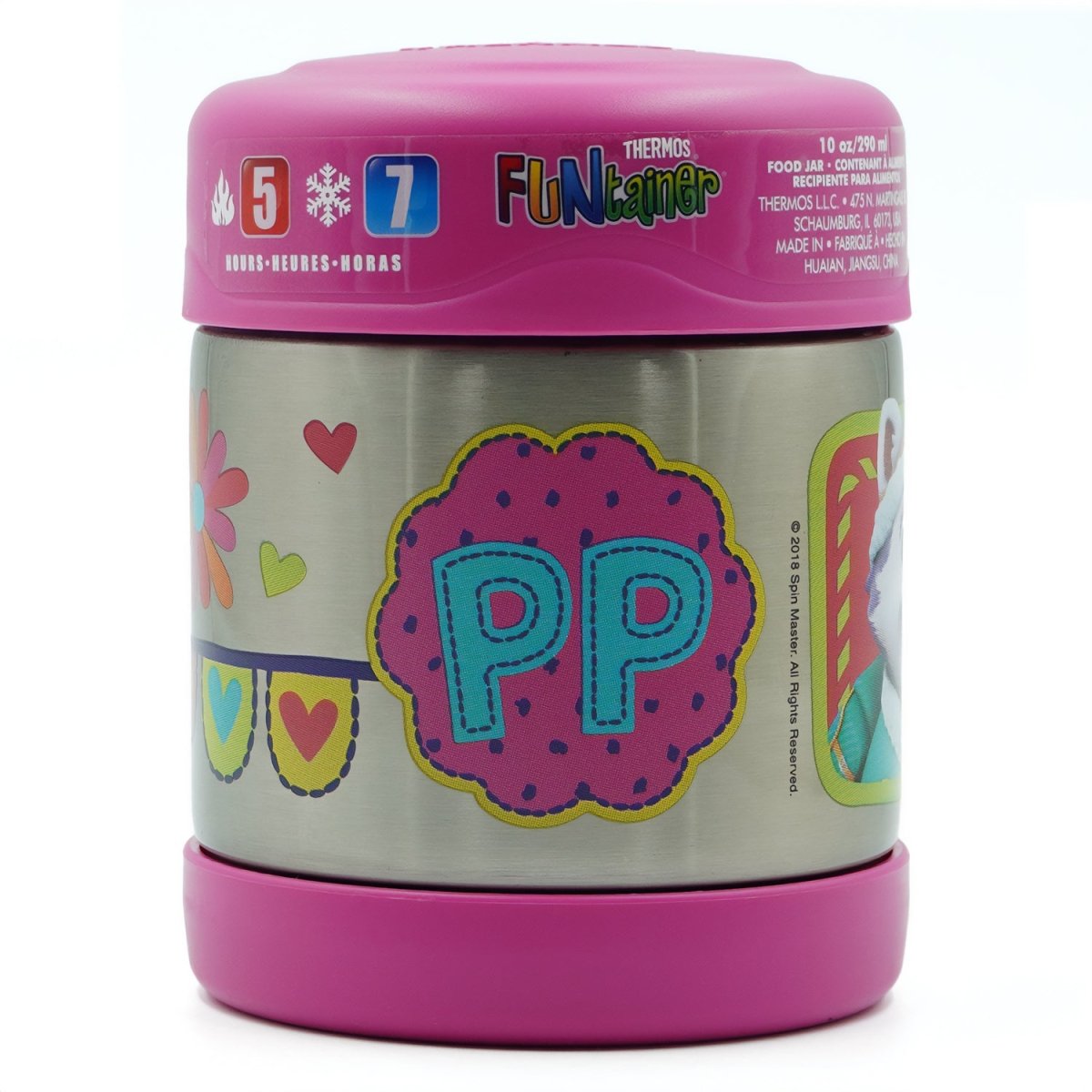 Thermos 10 oz. Kid's Funtainer Stainless Steel Food Jar - Paw Patrol/Pink - Forza Sports