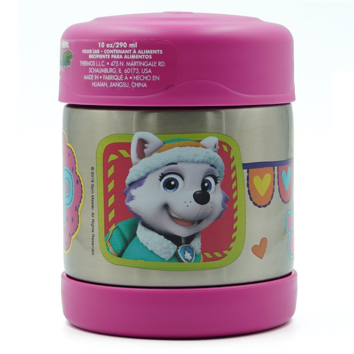 Thermos 10 oz. Kid's Funtainer Stainless Steel Food Jar - Paw Patrol/Pink - Forza Sports