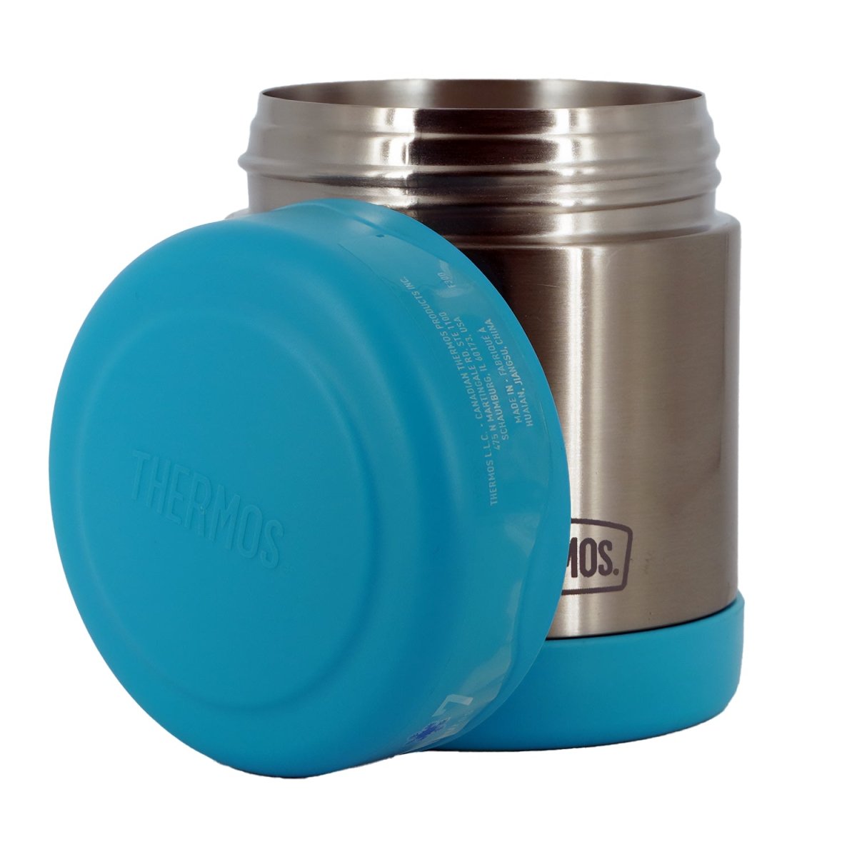 Thermos 10 oz. Vacuum Insulated Stainless Steel Food Jar - Teal/Stainless Steel - Forza Sports