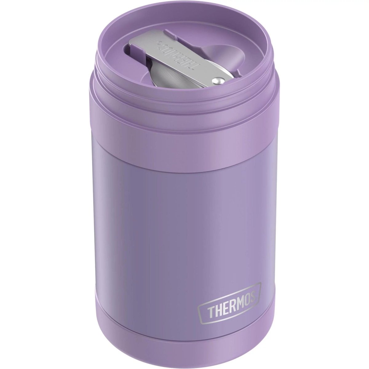 Thermos 16 oz. Vacuum Insulated Stainless Steel Food Jar with Spoon - Lavender - Forza Sports