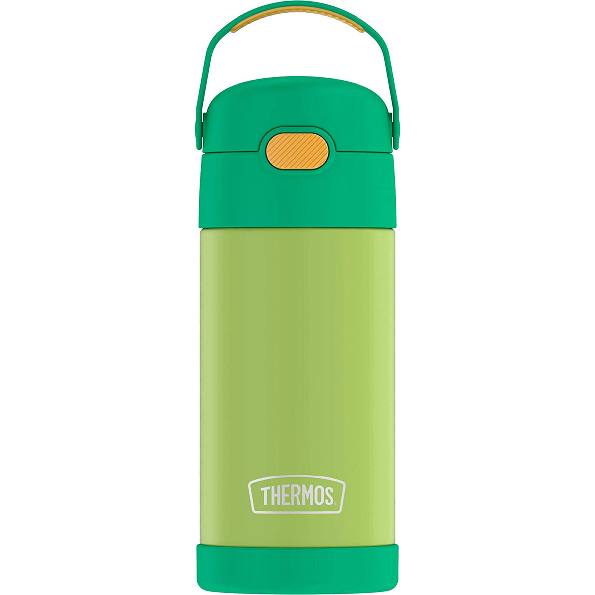 Thermos 12 oz. Kid's Funtainer Insulated Stainless Steel Bottle - Lime/Orange Thermos