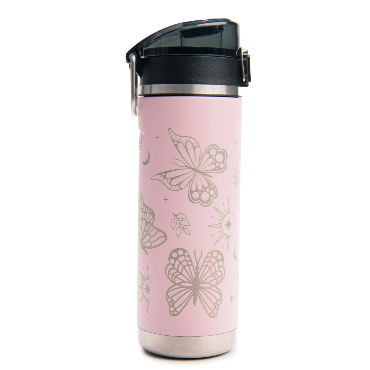 Thermos 24 oz. Icon Stainless Steel Water Bottle - Sunset Pink Butterfly - Forza Sports