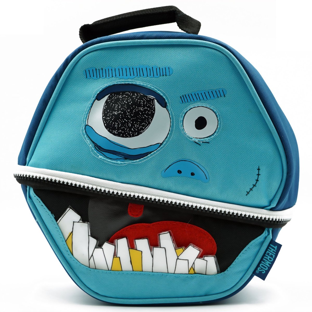 Thermos Kid's Round Wacky Faces Soft Lunch Box - Boy - Forza Sports