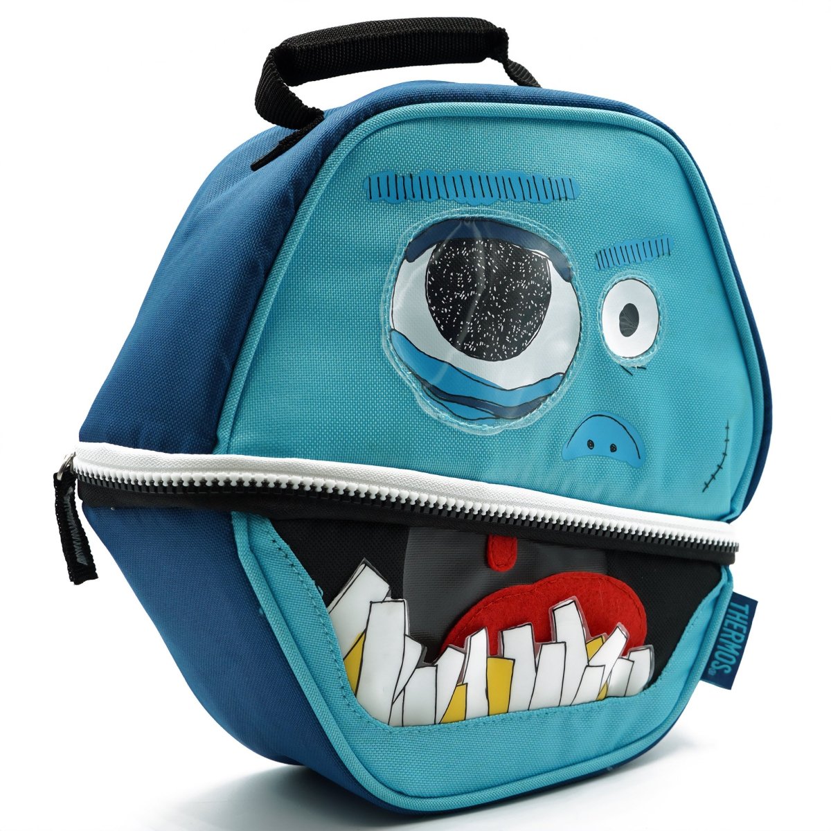Thermos Kid's Round Wacky Faces Soft Lunch Box - Boy - Forza Sports