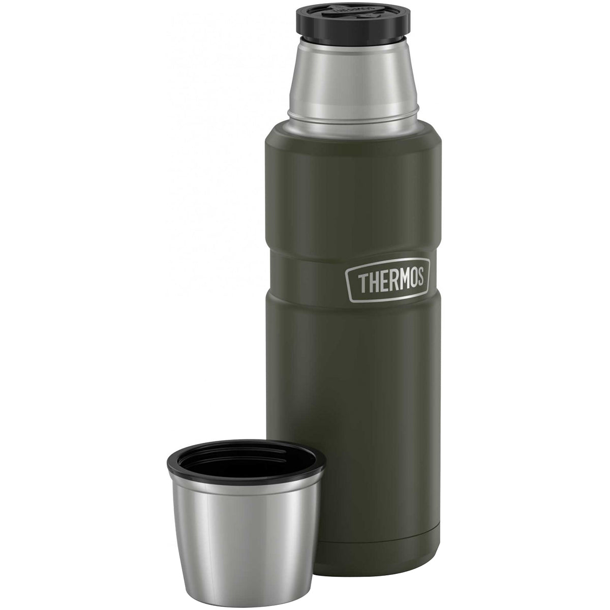 Thermos 16 oz. Stainless King Vacuum Insulated Stainless Steel Beverage Bottle Thermos