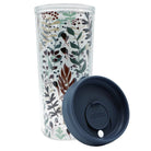 Thermos 24 oz. Insulated Double Wall Travel Tumbler with Lid - Whimsical Leaves - Forza Sports