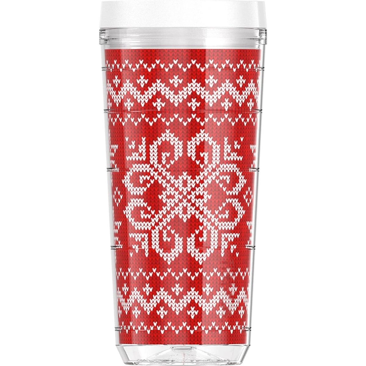 Thermos 16 oz. Insulated Tritan Travel Tumbler - Holiday Sweater Thermos