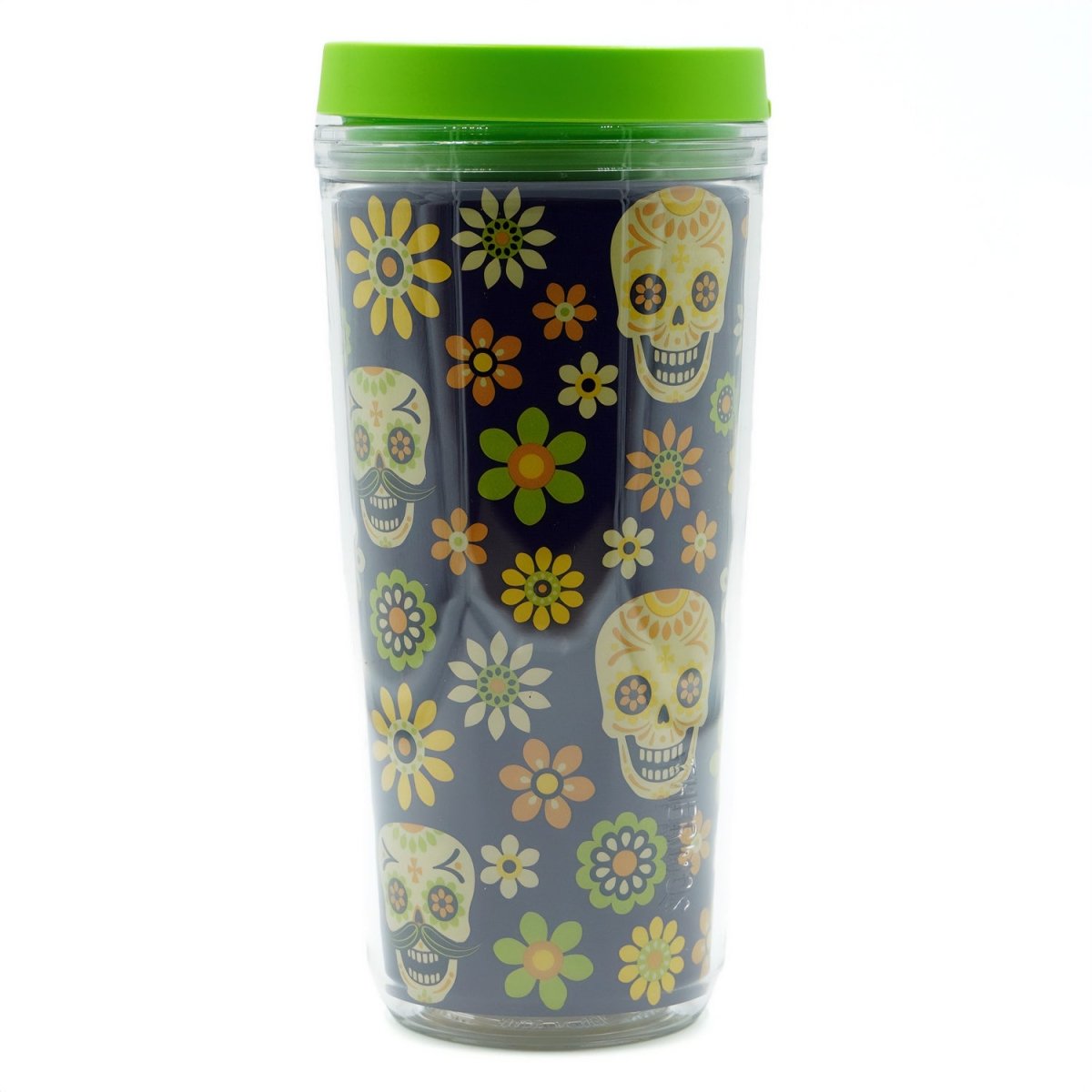 Thermos 16 oz. Double Wall Travel Tumbler - Halloween Masks - Forza Sports
