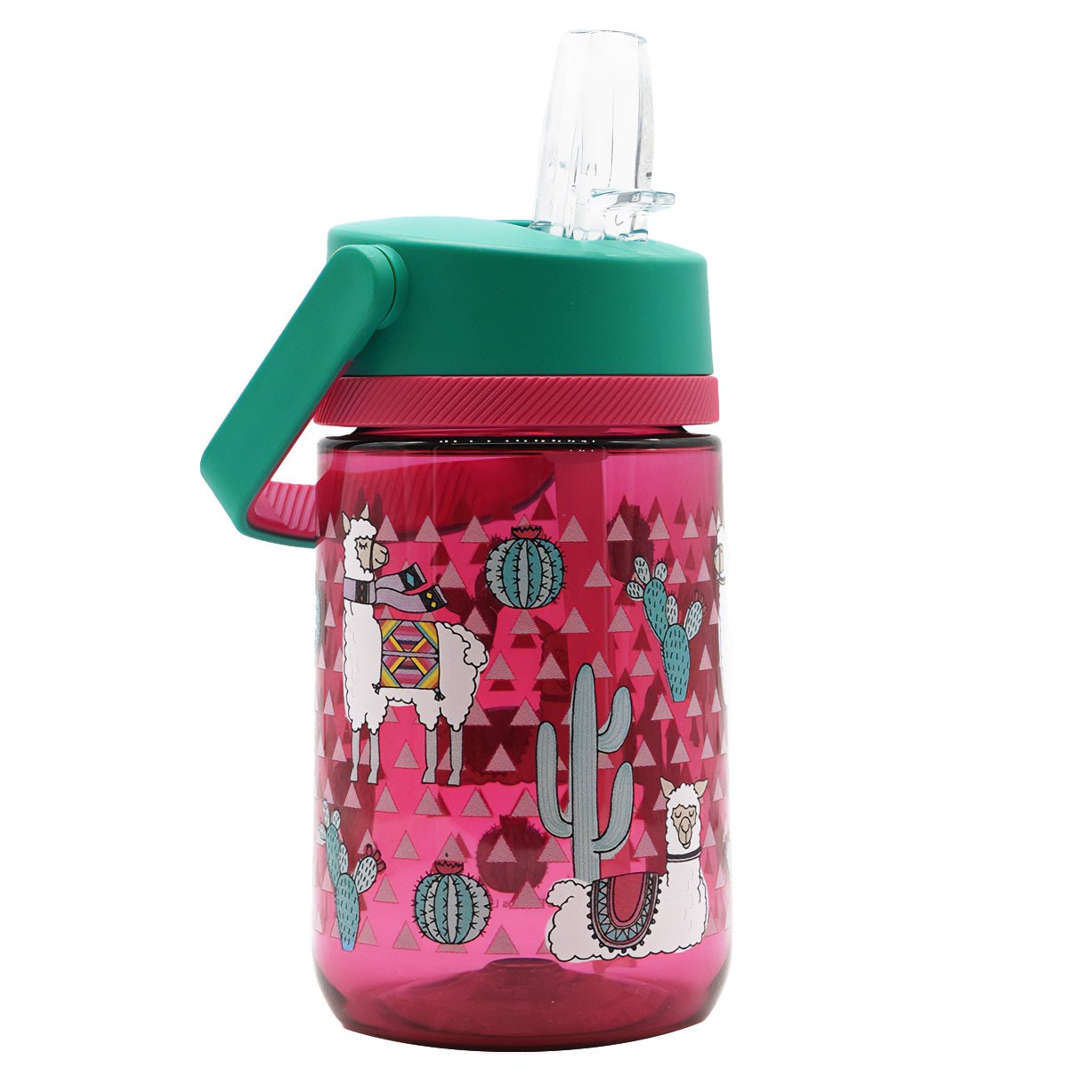 थर्मस 12 औंस. बच्चों के लिए ट्रिटान हाइड्रेशन बोतल स्ट्रॉ के साथ - लामास - फोर्ज़ा स्पोर्ट्स