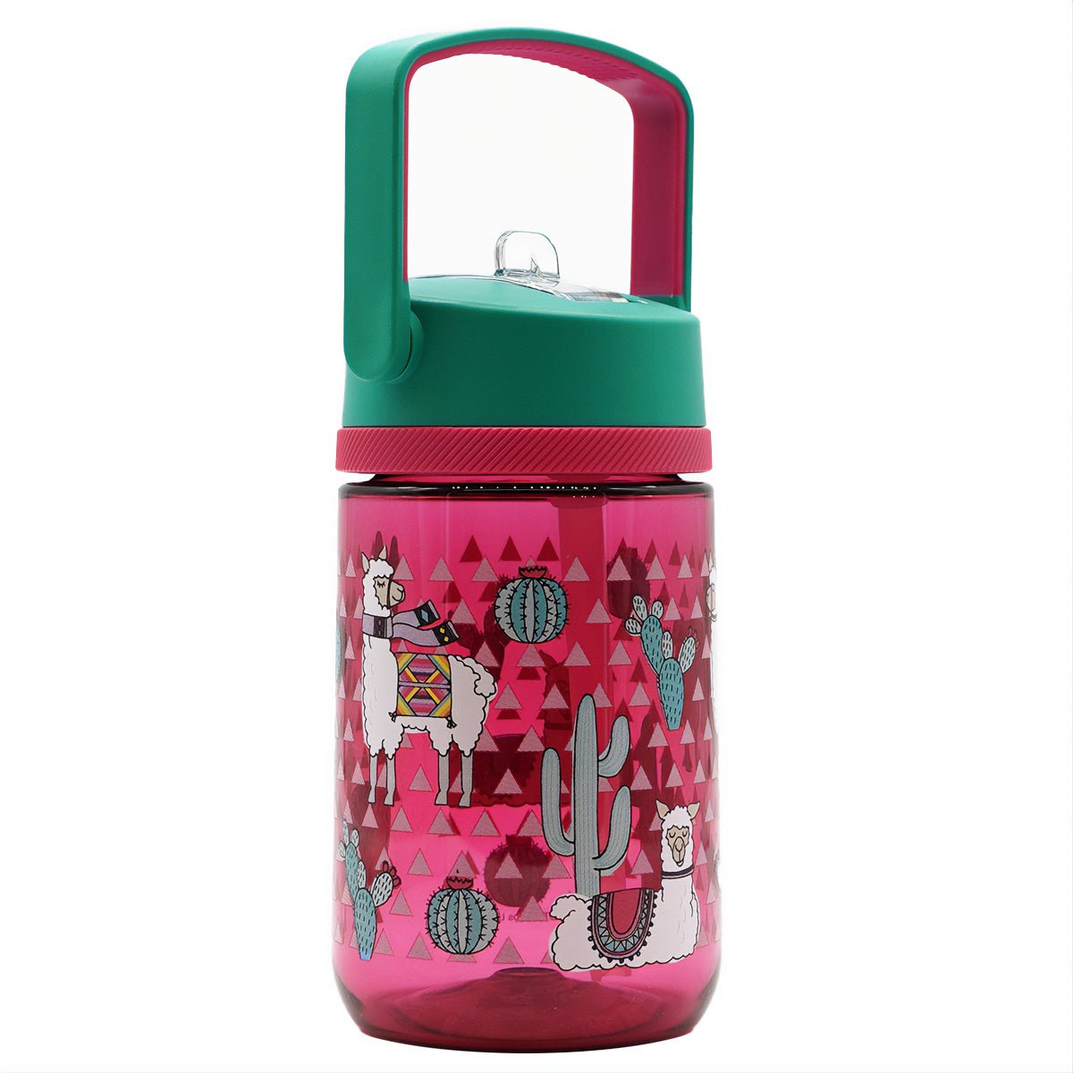 थर्मस 12 औंस. बच्चों के लिए ट्रिटान हाइड्रेशन बोतल स्ट्रॉ के साथ - लामास - फोर्ज़ा स्पोर्ट्स