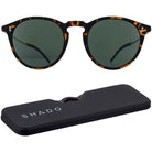 ThinOptics Los Altos Round Polarized Sunglasses with Case ThinOptics