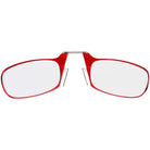 ThinOptics Armless Glasses with Universal Case - Red Frame, White Pod - Forza Sports