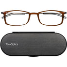 ThinOptics FrontPage Brooklyn Reading Glasses with Milano Case ThinOptics