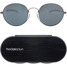 ThinOptics Palo Alto Round Sunglasses with Aluminum Case ThinOptics