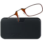 ThinOptics Armless Glasses with Universal Case - Brown Frame, Black Pod - Forza Sports