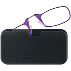 ThinOptics Armless Glasses with Universal Case - Purple Frame, Black Pod - Forza Sports