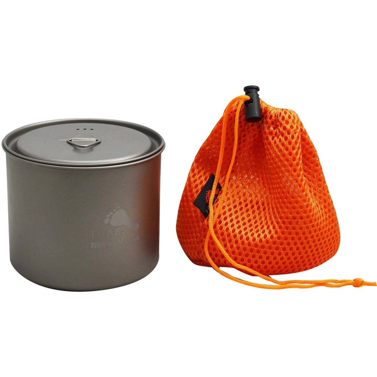 TOAKS Light Titanium 550ml Outdoor Camping Cook Pot without Handle POT-550-NH TOAKS