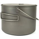 TOAKS 1600ml Ultralight Titanium Camping Cook Pot with Foldable Handles and Lid TOAKS