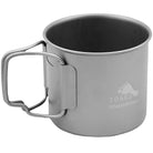 TOAKS 375ml Titanium Camping Cup with Foldable Handles TOAKS