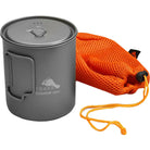 TOAKS Ultralight Titanium Camping Cook Pot with Foldable Handles and Lid - Forza Sports