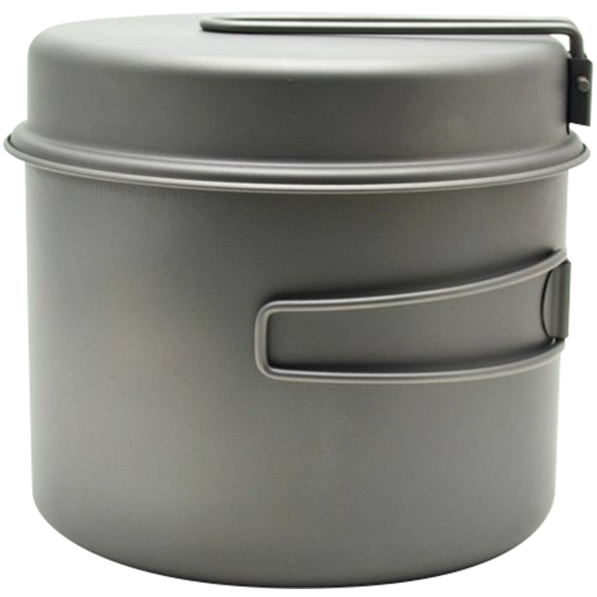 TOAKS Titanium Outdoor Camping Cook Pot with Pan and Foldable Handles - 1600ml TOAKS