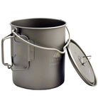 TOAKS 750ml Ultralight Titanium Camping Cook Pot with Bail Handle and Lid TOAKS