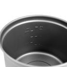 TOAKS 900ml D115mm Titanium Camping Cooking Pot with Foldable Handles TOAKS