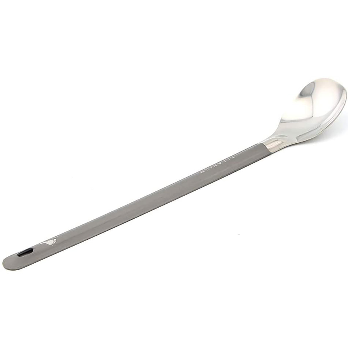 TOAKS Ultralight Long Handled Titanium Camping Spoon with Polished Head TOAKS