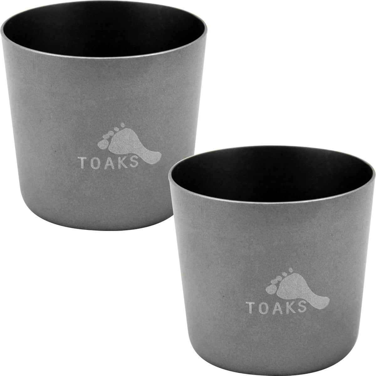 TOAKS Titanium 30ml Outdoor Camping Shot Glass - 2 Pack TOAKS