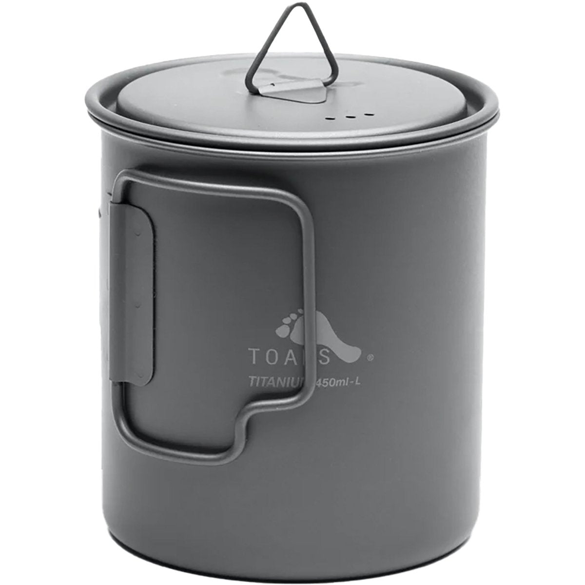 TOAKS 450ml Ultralight Titanium Cup with Lid - CUPLID450 - Outdoor Camping - Forza Sports