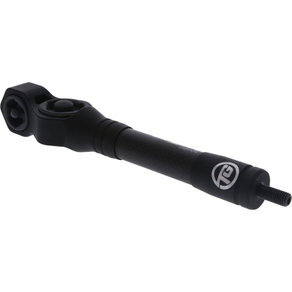 TRUGLO Cadence Vibration-Dampening 8" Hunting Archery Bow Stabilizer, Black - Forza Sports